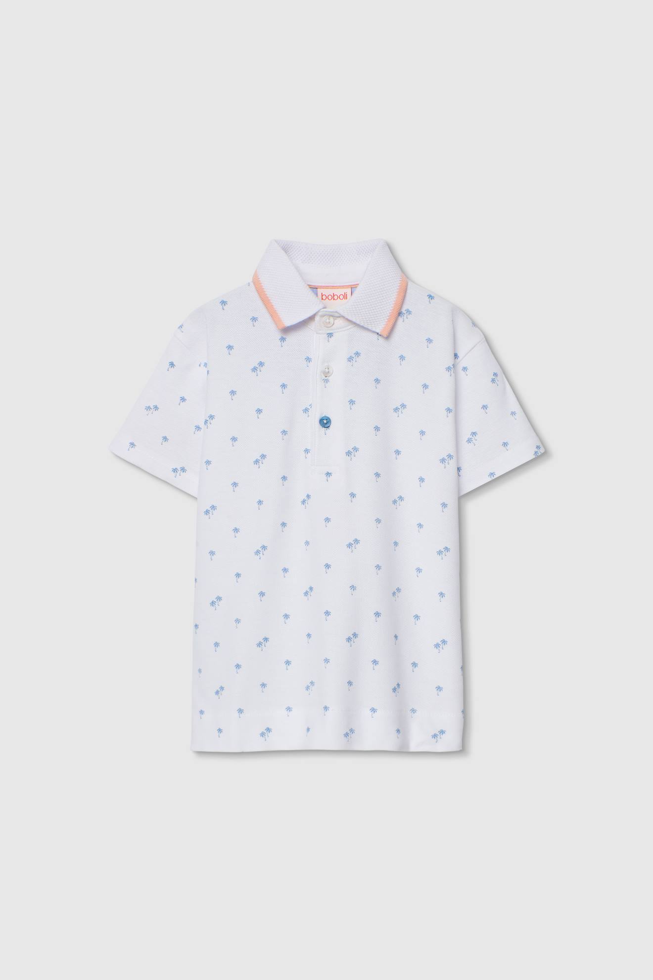 Polo Enfant En Coton Imprim Multicolore 16$