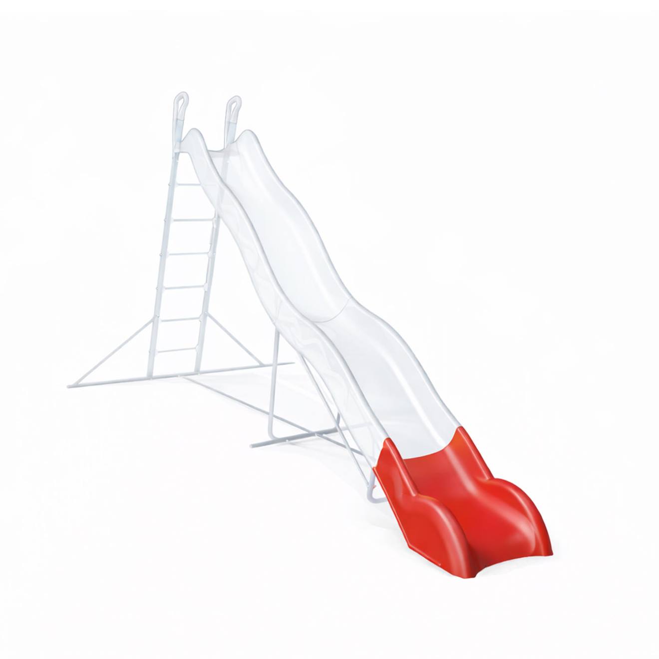Sabot De Glissière Toboggan 2,63 M - Partie Basse - Module De Remplacement Rouge