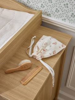 -Brosse et peigne bébé en bois
