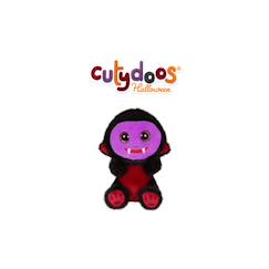 Jouet-Premier âge-Peluches-Peluche - peluche cutydoos halloween vampire draco noir, violet et rouge bordeaux – 13 cm