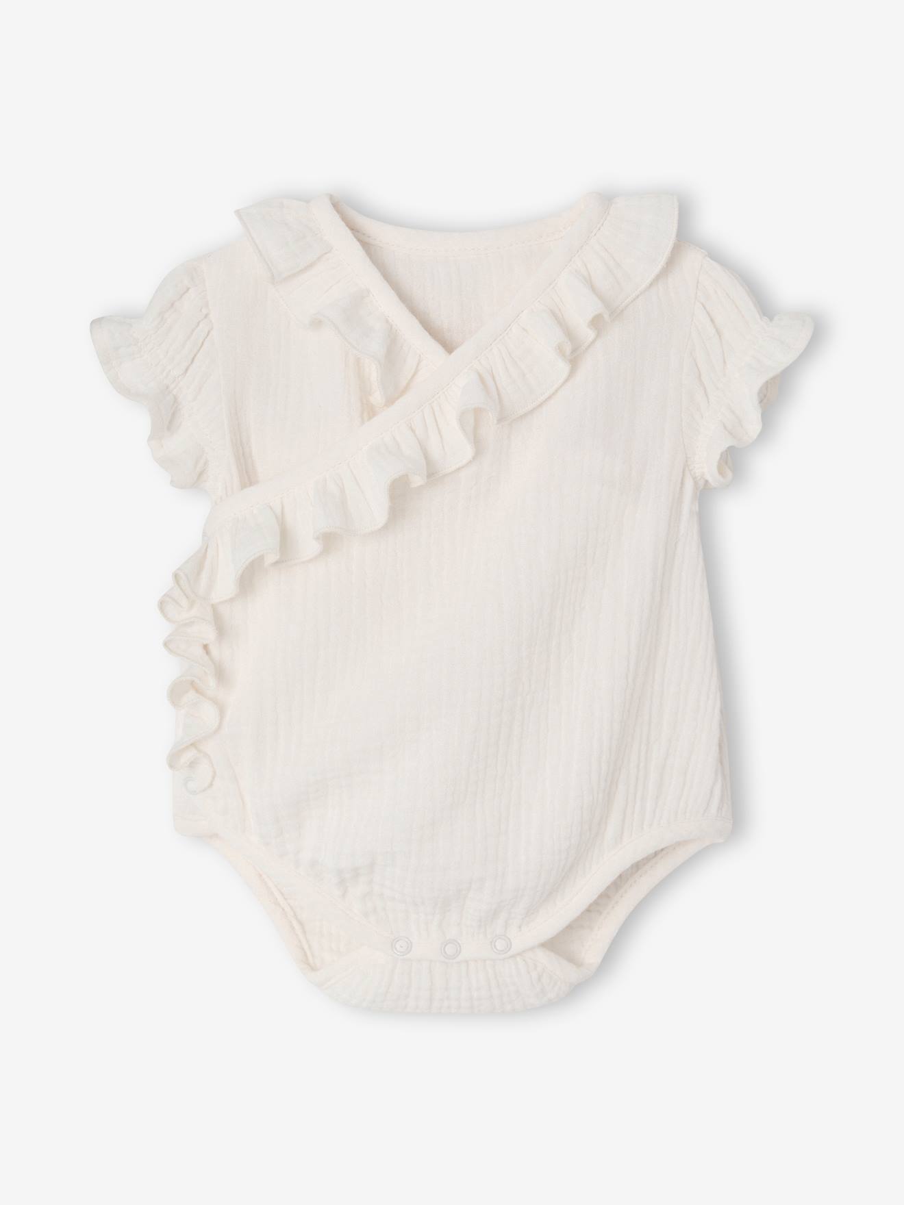 Body manches courtes bb fille cru 11 €