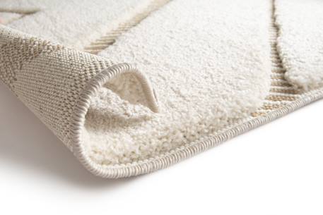 Tapis design avec effet relief romy Beige sable 6 - vertbaudet enfant 