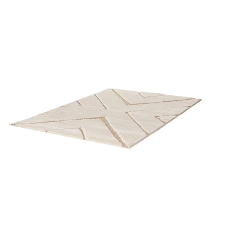 Tapis design avec effet relief romy Beige sable 3 - vertbaudet enfant 