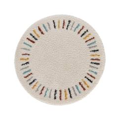 Linge de maison et décoration-Tapis enfant rond tout doux arpege