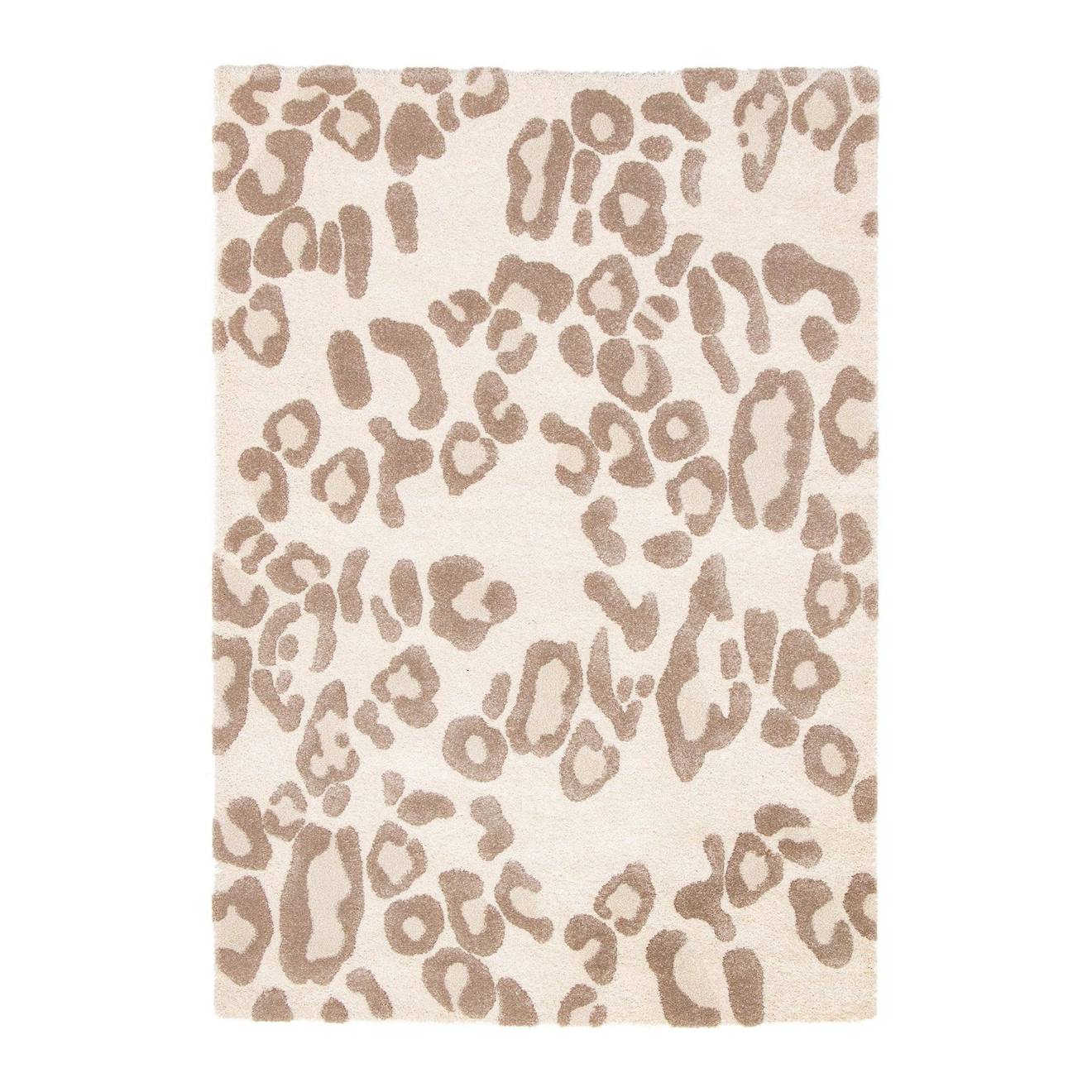 Tapis Aux Motifs Léopard Épais Et Confortable Wilderness Beige Sable