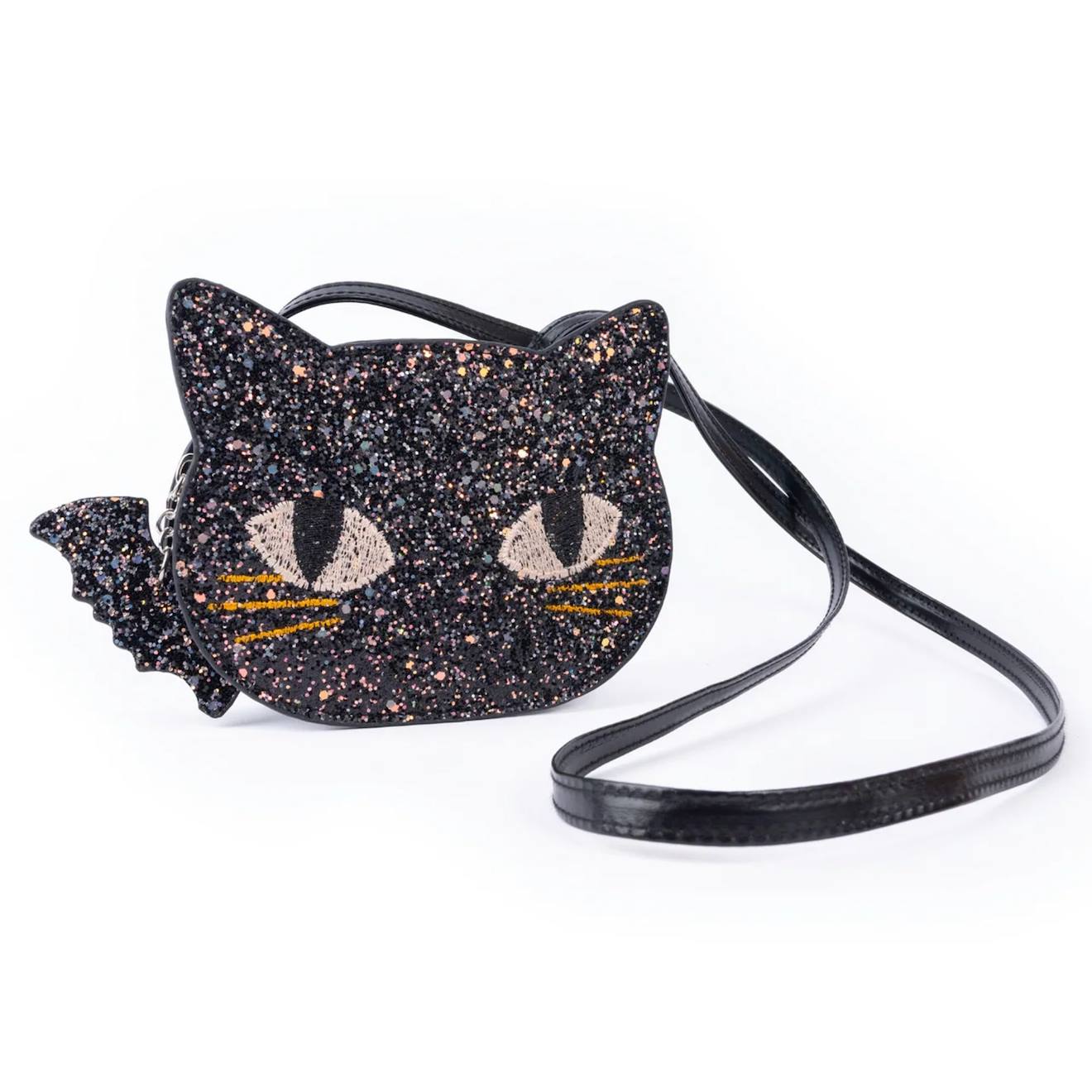 Sac À Main Enfant Chat Noir Pailleté Noir