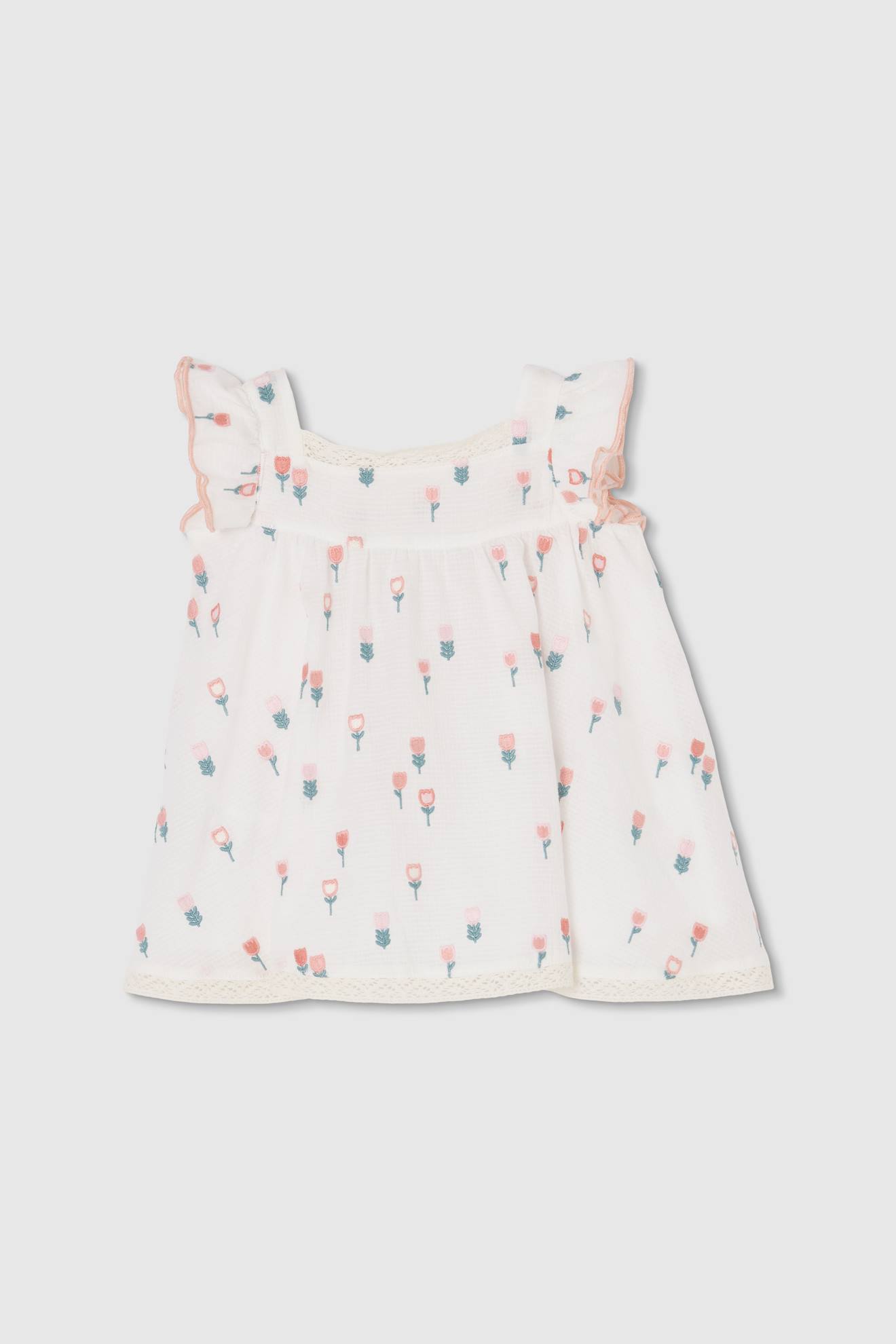 Robe Bb Fleurs Blanc 40 €