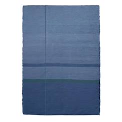 Linge de maison et décoration-Tapis en fibres recyclées tissé à la main leonor