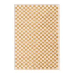 Tapis damier poils longs doux et volumineux checkers  - vertbaudet enfant