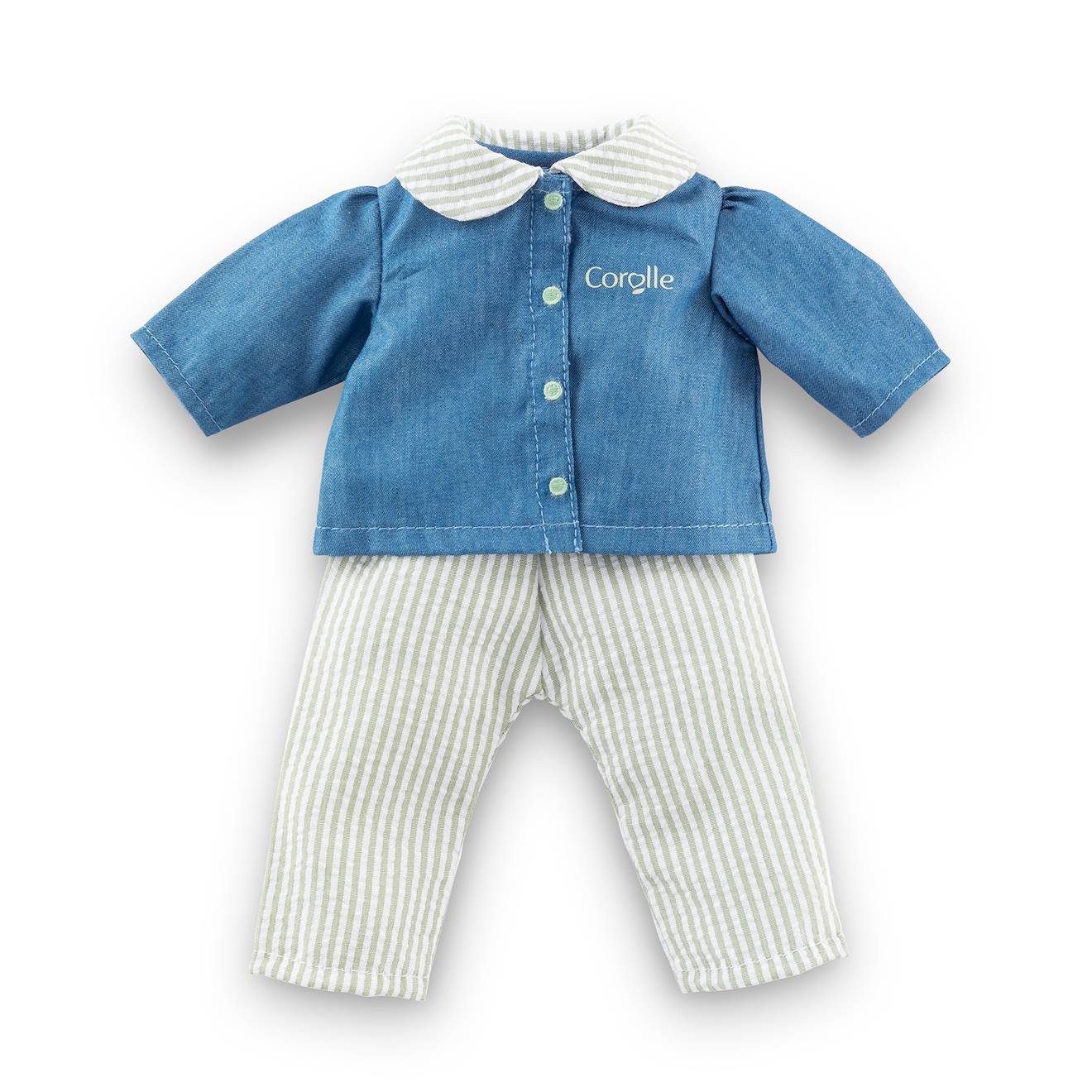 Ensemble Blouse & Pantalon Rayé Pour Poupée Ma Corolle Multicolore