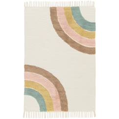 -Tapis enfant en coton rainbow
