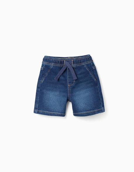 Bébé-Short-Short midi en jean avec cordon de serrage