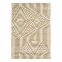 -Tapis à relief doux et élégant groove