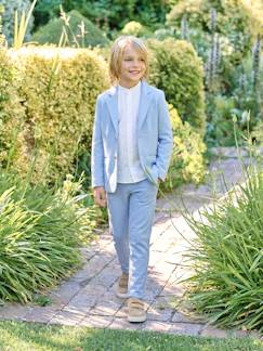 Ensemble céremonie chemise col Mao, veste et pantalon garçon  - vertbaudet enfant