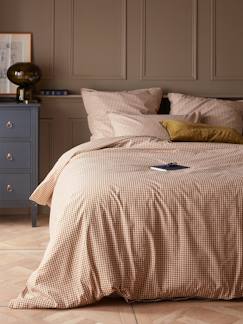 Linge de maison et décoration-Linge de lit enfant-Housse de couette percale de coton "vichy"