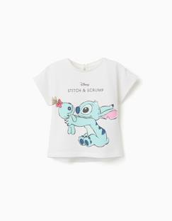 -T-shirt en coton avec imprimé stitch et scrump