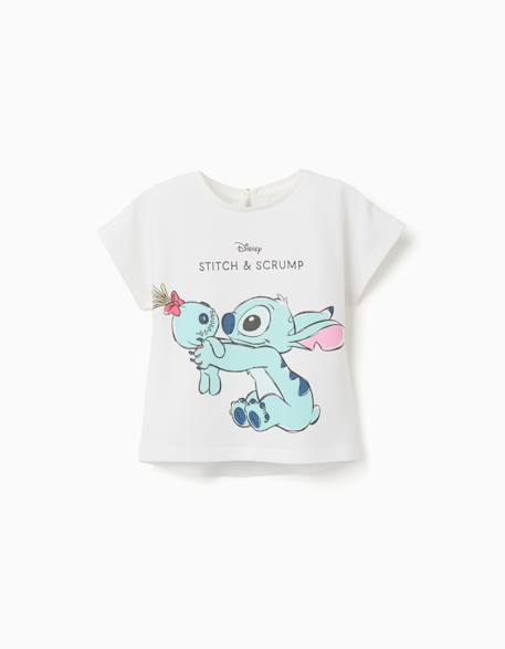Bébé-T-shirt en coton avec imprimé stitch et scrump
