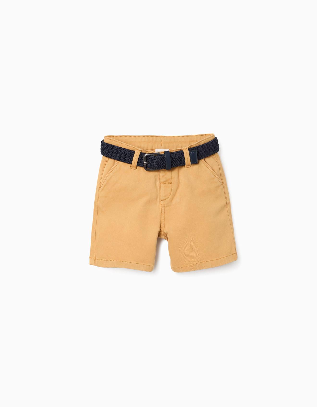 Short Midi En Serg Avec Ceinture Jaune 14 €