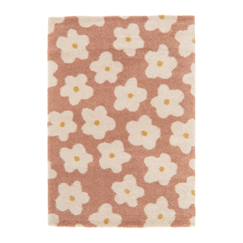 -Tapis enfant épais et confortable fleurs