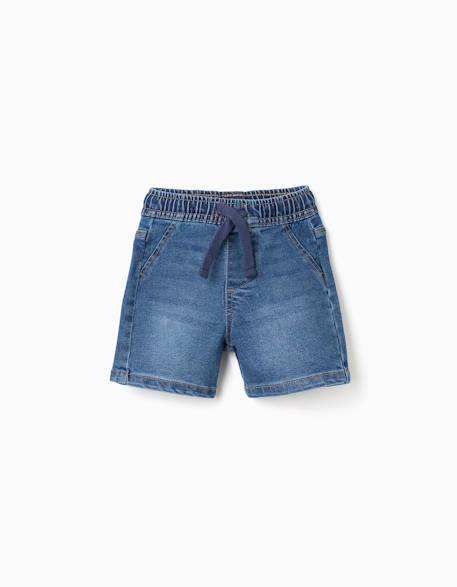 Bébé-Short-Short midi en jean avec cordon de serrage
