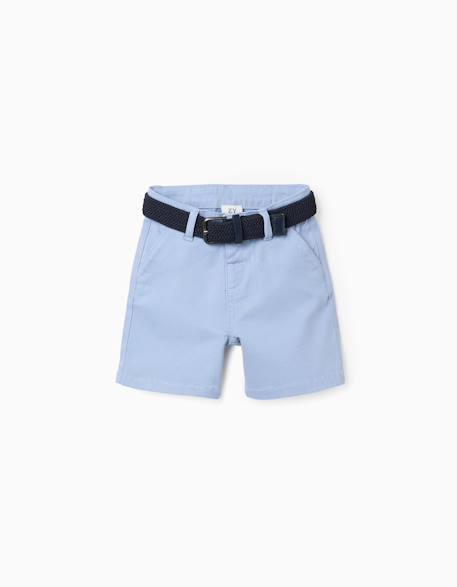 Bébé-Short midi en sergé avec ceinture
