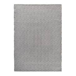Linge de maison et décoration-Décoration-Tapis en fibres recyclées tissé à la main pessoa