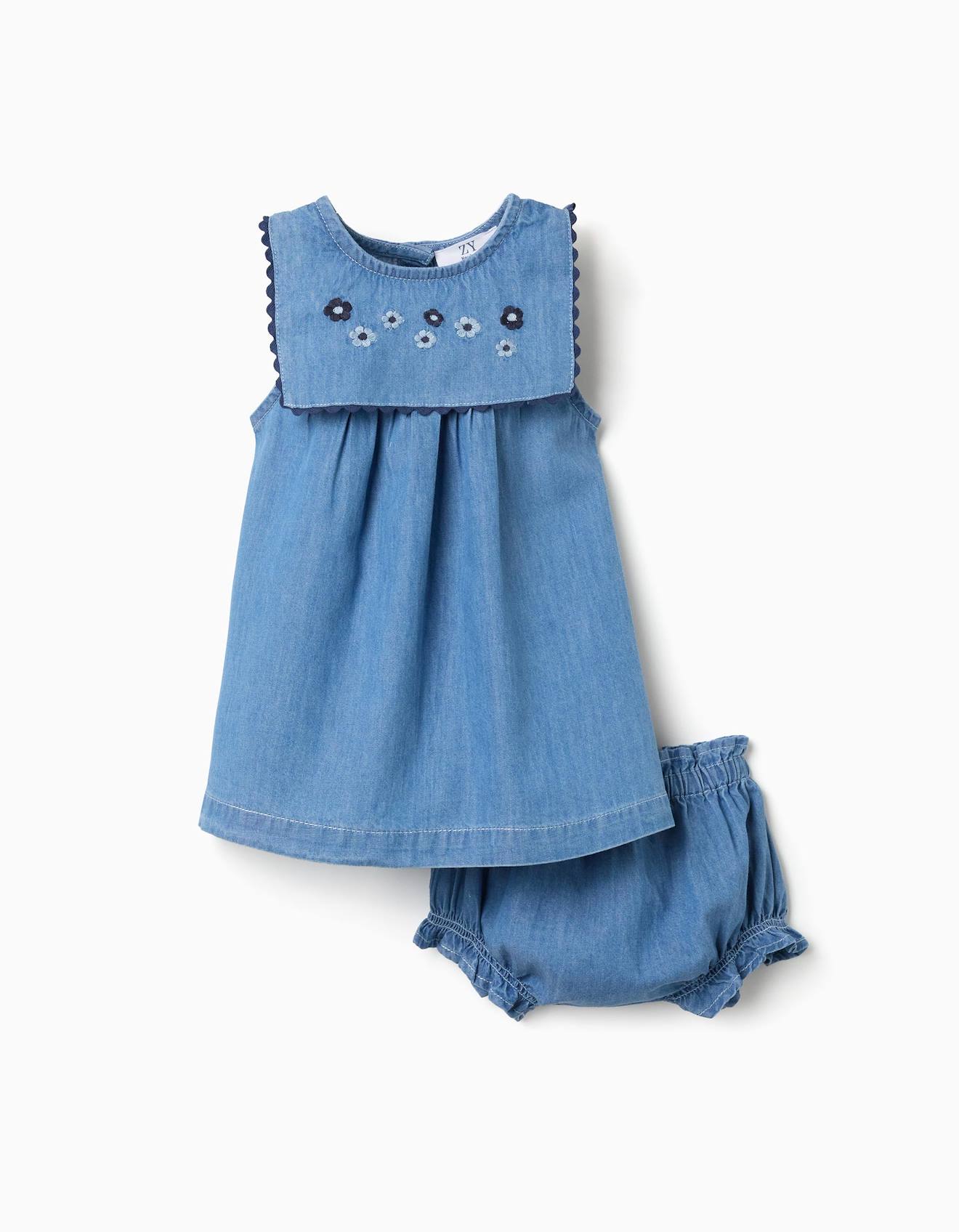 Robe En Jean Bloomer Volants Bleu 17 €