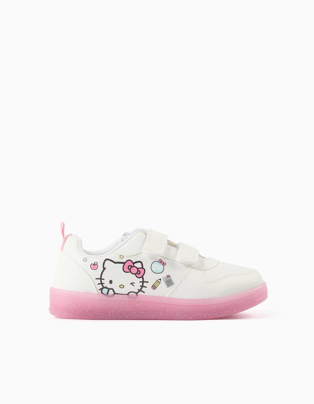 Baskets avec imprimé hello kitty blanc