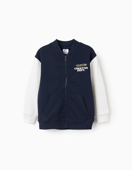 Garçon-Blouson bomber avec imprimé sur la poitrine