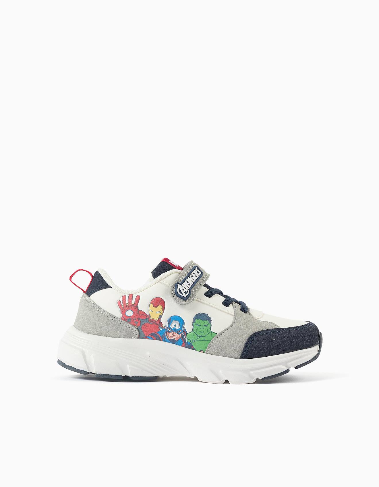 Baskets Bi-matire Avec Les Avengers Blanc 34 €
