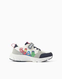 Chaussures-Chaussures garçon 23-38-Baskets, tennis-Baskets bi-matière avec les avengers