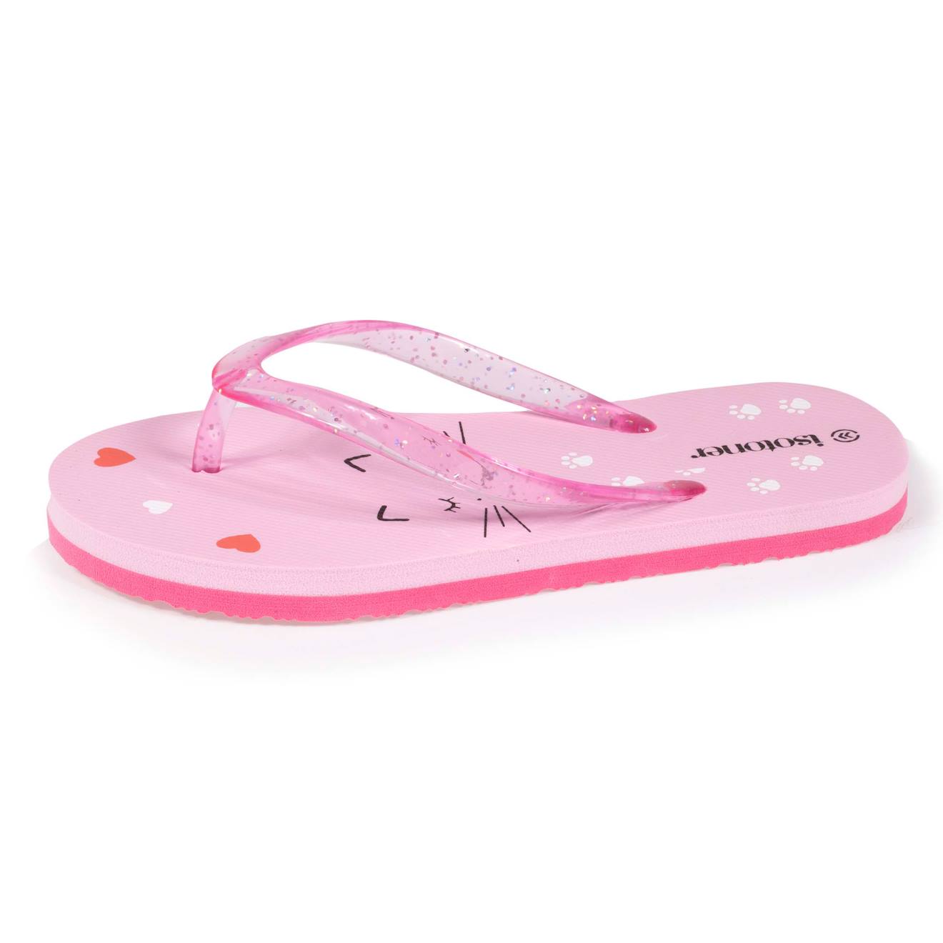 Tongs Confort Et Tige Colorée Rose Tongs Confort Et Tige Colorée Rose