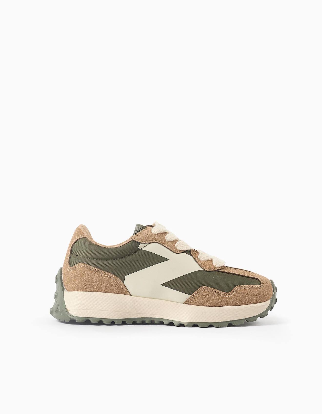 Baskets Bi-matire Lacets Superlight Runner Vert Fonc 26 €