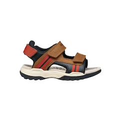Chaussures-Chaussures garçon 23-38-Sandales-Sandales en cuir  à scratch