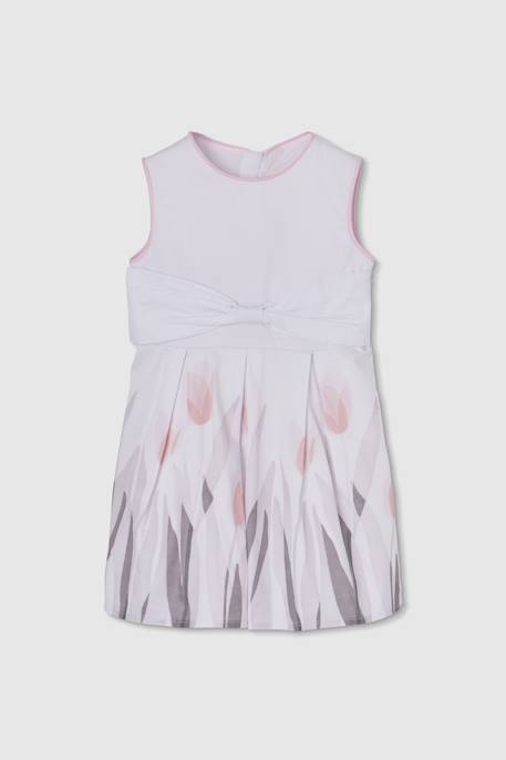 Fille-Robe en satin