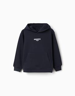 -Sweat à capuche avec imprimé et poche à l'avant