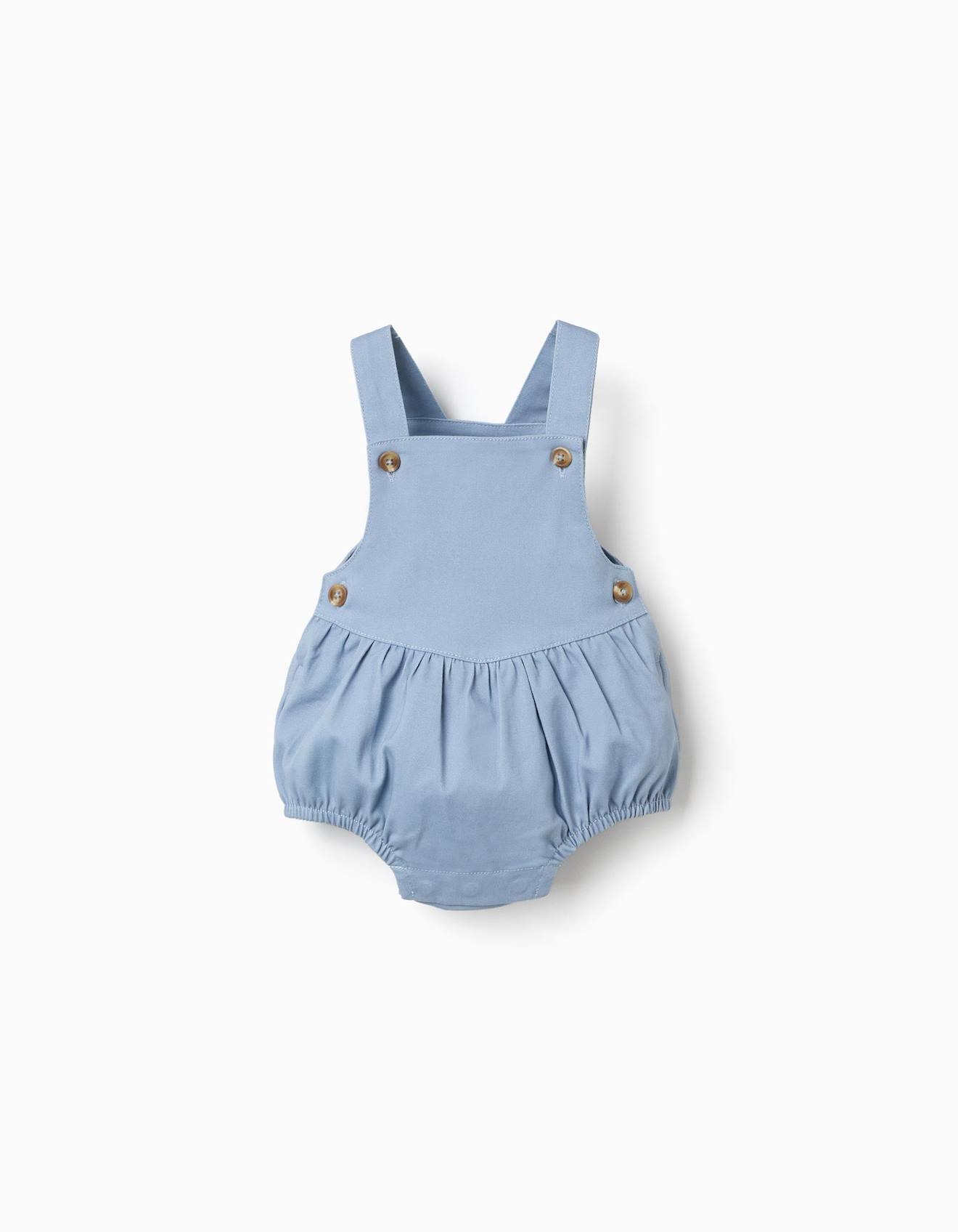 Combinaison En Serg De Coton Bleu Clair 17$