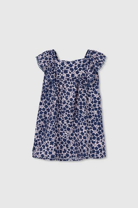 Fille-Robe-Robe imprimée fleurs