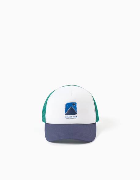 Garçon-Accessoires-Casquette en coton avec imprimé creativity