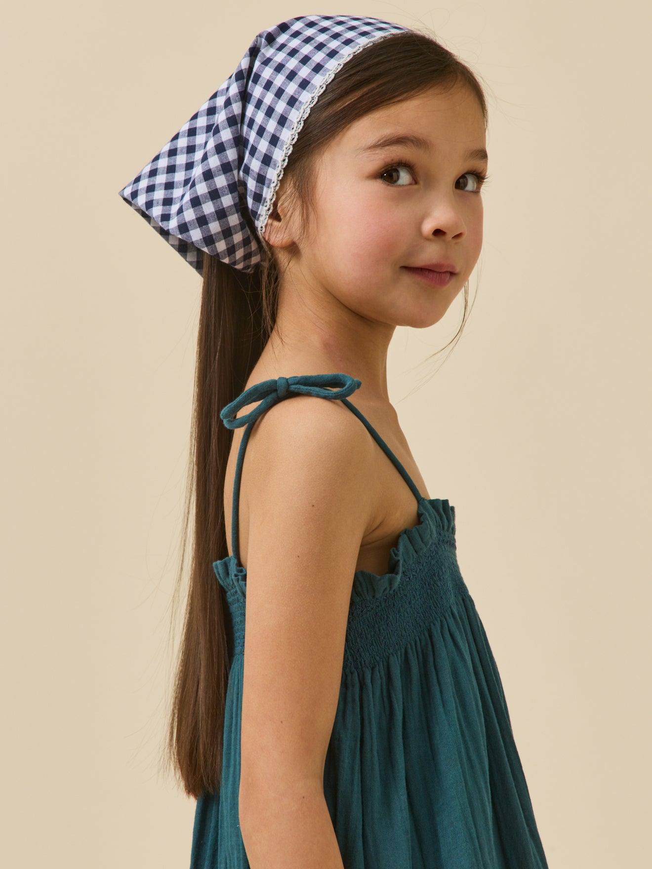 Foulard Vichy Fille Vichy Jaune
