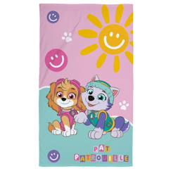Serviette de bain et de plage imprimée 100% coton, pat patrouille soleil  - vertbaudet enfant