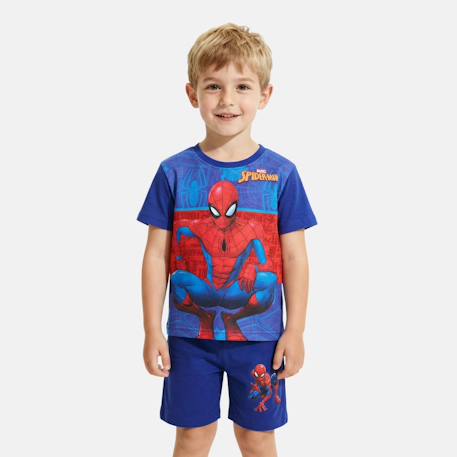 Garçon-Ensemble-Ensemble garçon t-shirt manches courtes et short spiderman