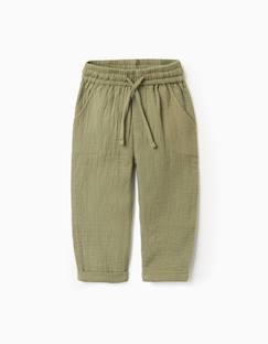 Bébé-Pantalon, jean-Pantalon baggy en gaze de coton