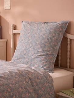 Linge de maison et décoration-Linge de lit enfant-Housse de couette-Taie d'oreiller percale de coton mélodie
