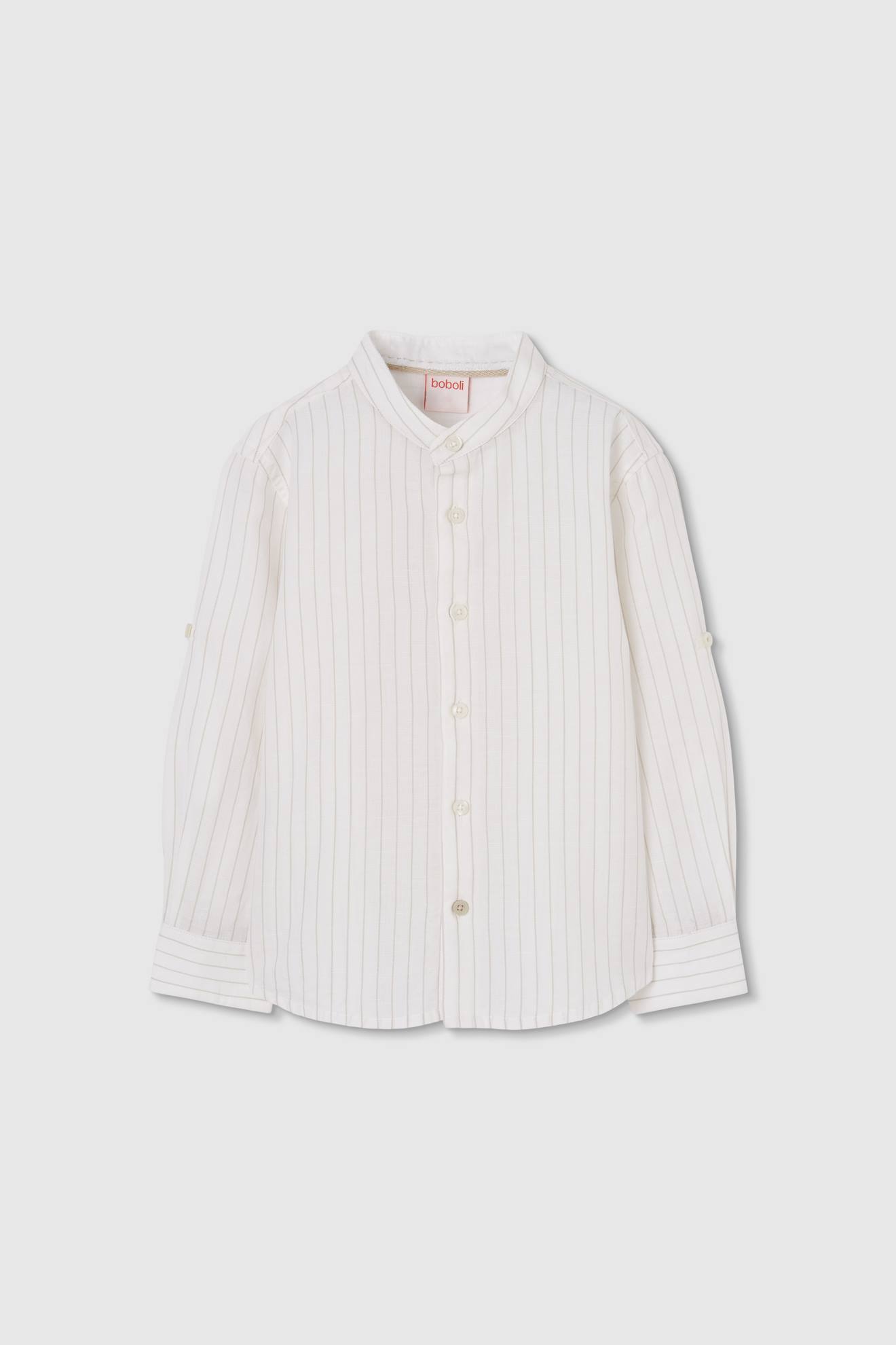Chemise En Lin Raye Multicolore 18 €