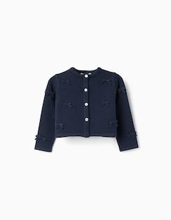 Cardigan en maille court avec nœuds  - vertbaudet enfant