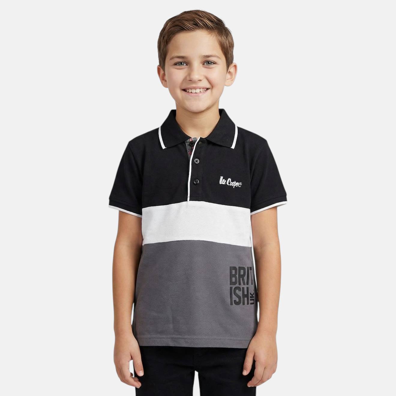 Polo Manches Courtes Garon Imprim Noir 10 €