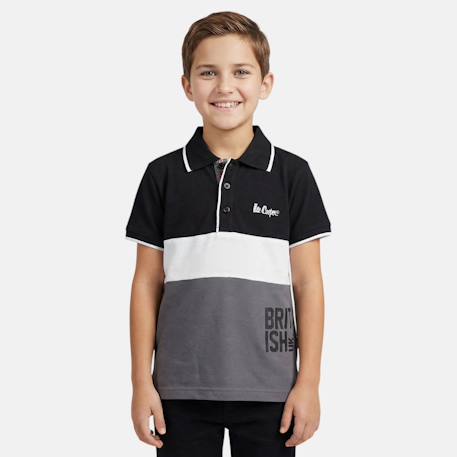 Polo manches courtes garçon imprimé  - vertbaudet enfant