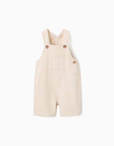 Bébé-Salopette, combinaison-Salopette en coton dobby avec poches