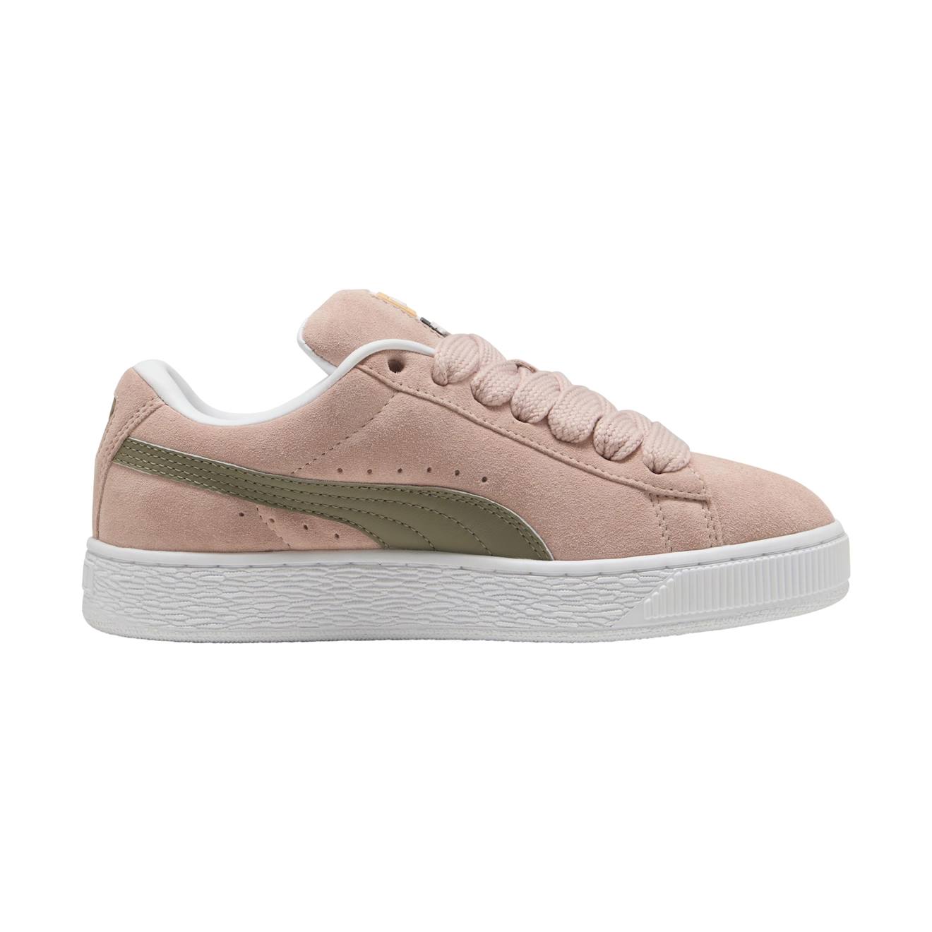 Baskets Basses À Lacets Rose Quartz Velvet Moss Pwht